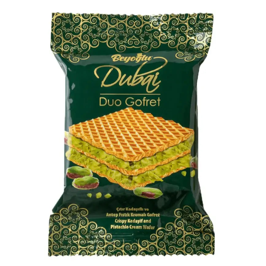 Beyoglu Dubai Duo Wafer Pistachio Kadayif Authentic Turkish