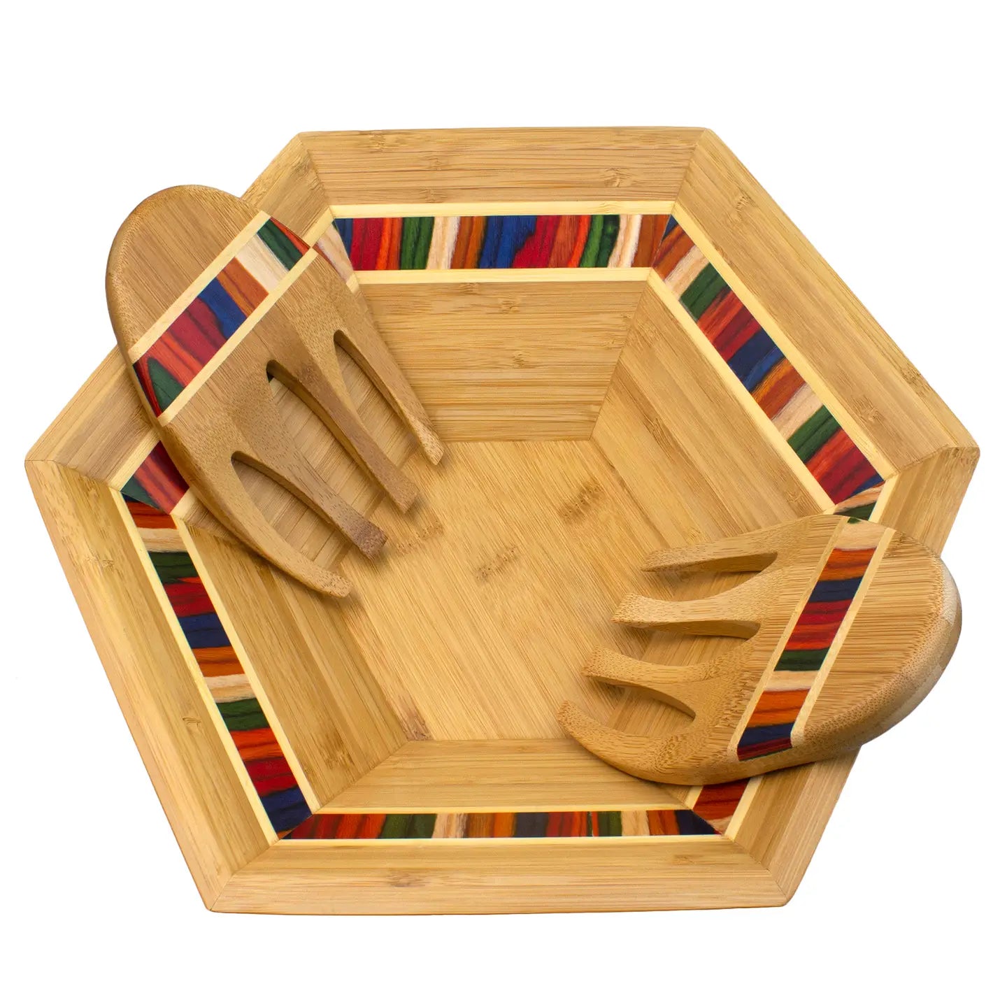Baltique® Marrakesh Collection Salad Bowl with Salad Hands