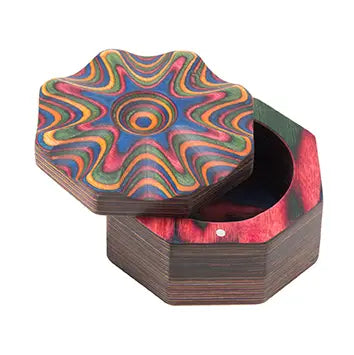 3.5" X 2" Rainbow Pakka Salt Cellar