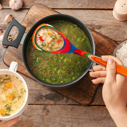 Baltique® Marrakesh Colorful Wooden Cooking Spoon, 12.5"