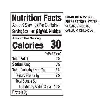 Sweet Red Peppers (Strips)