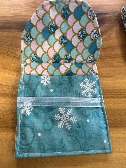 Handmade Change Purse, Gift Card Holder, Tea Bag Carrier