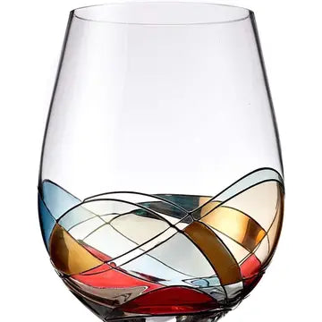 Stemless Wine Glasses Gift Set