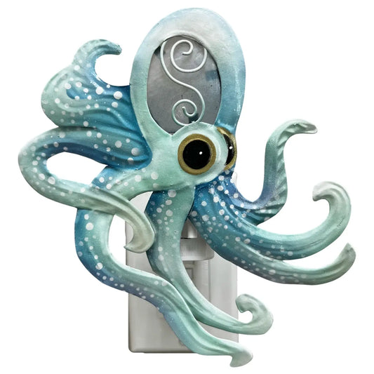 Capiz Shell Octopus Night Light