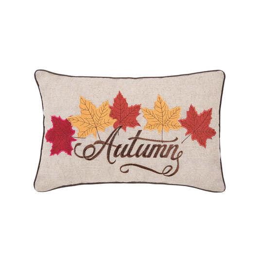 Fall/Harvest Autumn Maple Leaves Throw Pillow