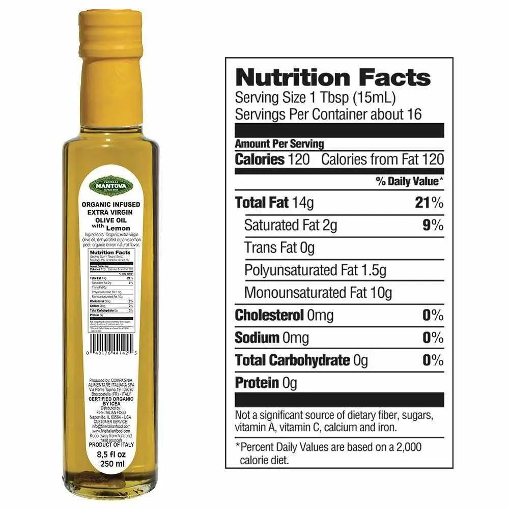 Mantova Organic Lemon Extra Virgin Olive Oil