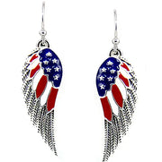 Patrioitic Theme American Flag Earring