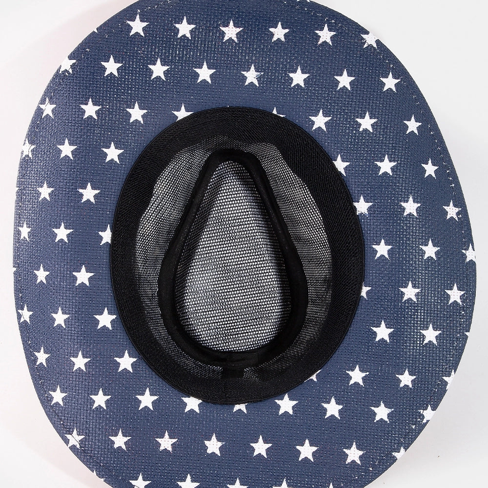 Patriotic Classic American Flag Cowboy Hat